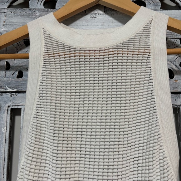 Solid & Striped The Carson White Knit Racerback Swim Coverup Dress NWOT - Picture 6 of 10